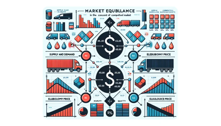 Angebotspolypol Marktgleichgewicht mit vielen Anbietern und Nachfragern