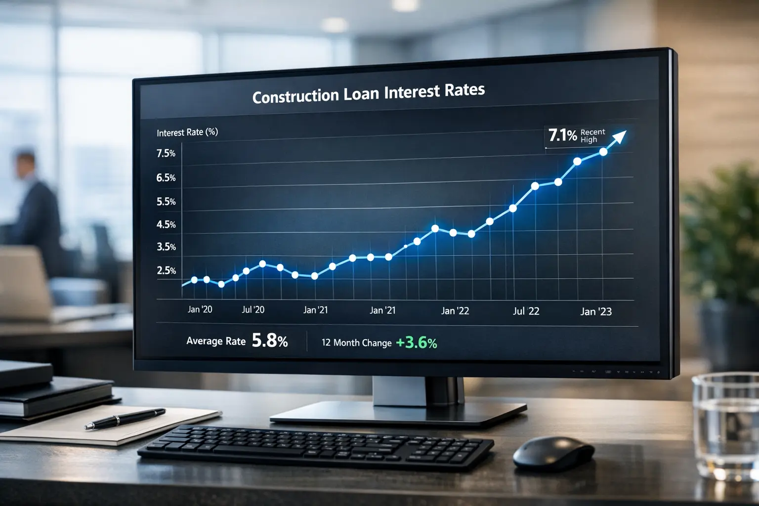 Bank Kredit Hausbau 2026: Zinsen, Rechner & Tipps 5 Zinsentwicklung und Trends bei Bank Kredit Hausbau