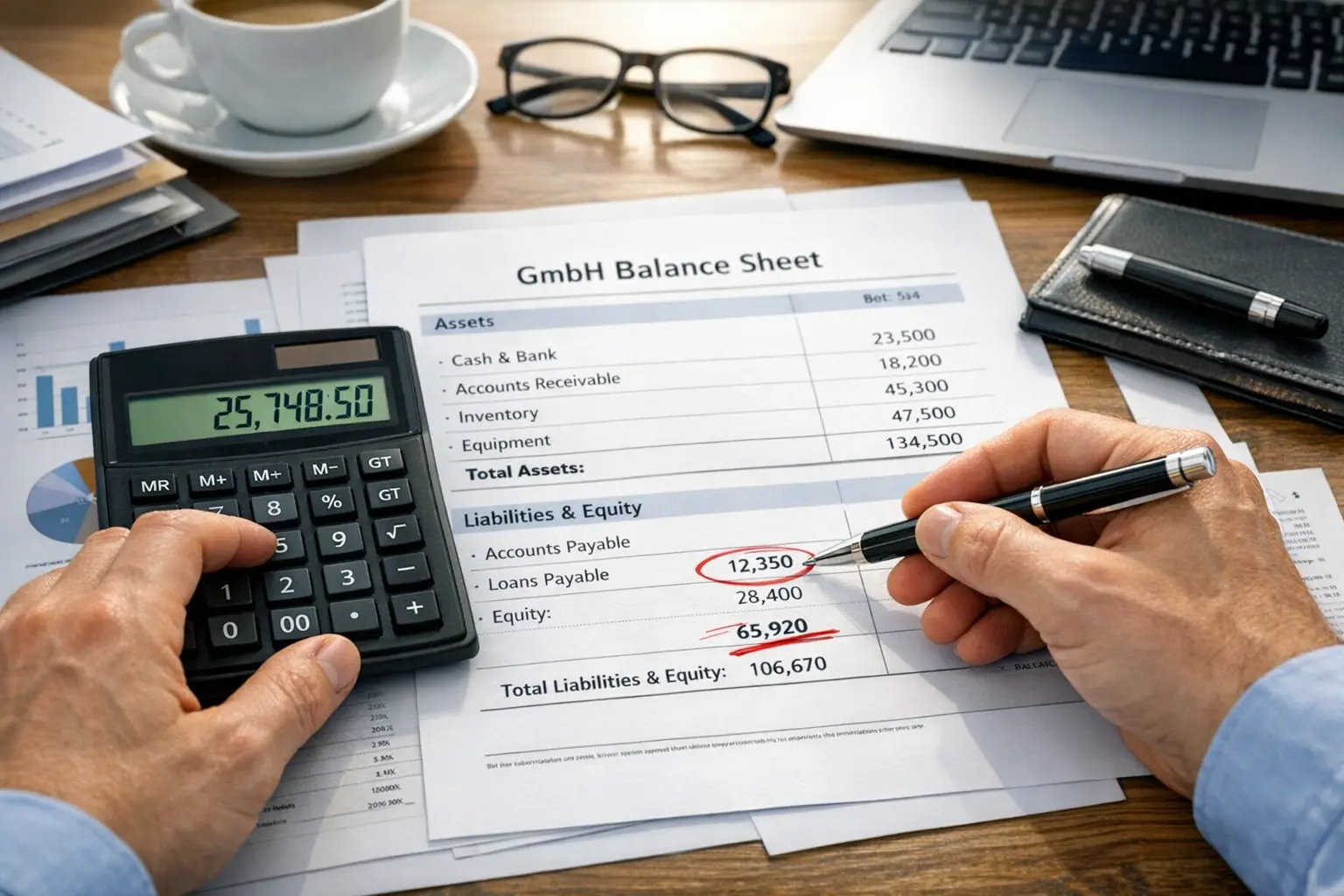 GmbH Beispielrechnung variables Kapital Schritt für Schritt Anleitung