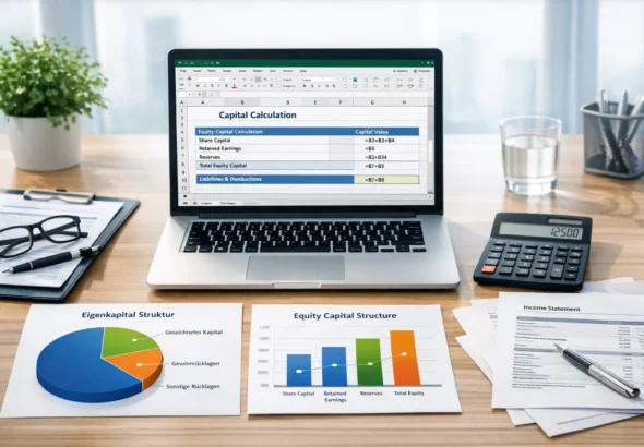 Berechnung variables Kapital Tabelle Excel Formeln Eigenkapital