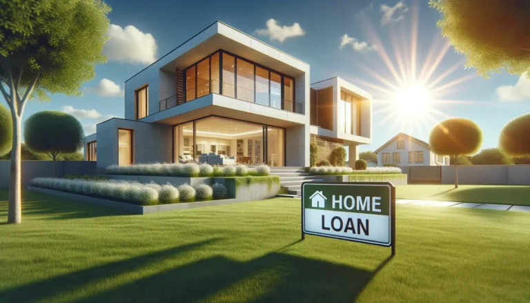 Haus beleihen moderne Immobilie als Sicherheit für Kredit