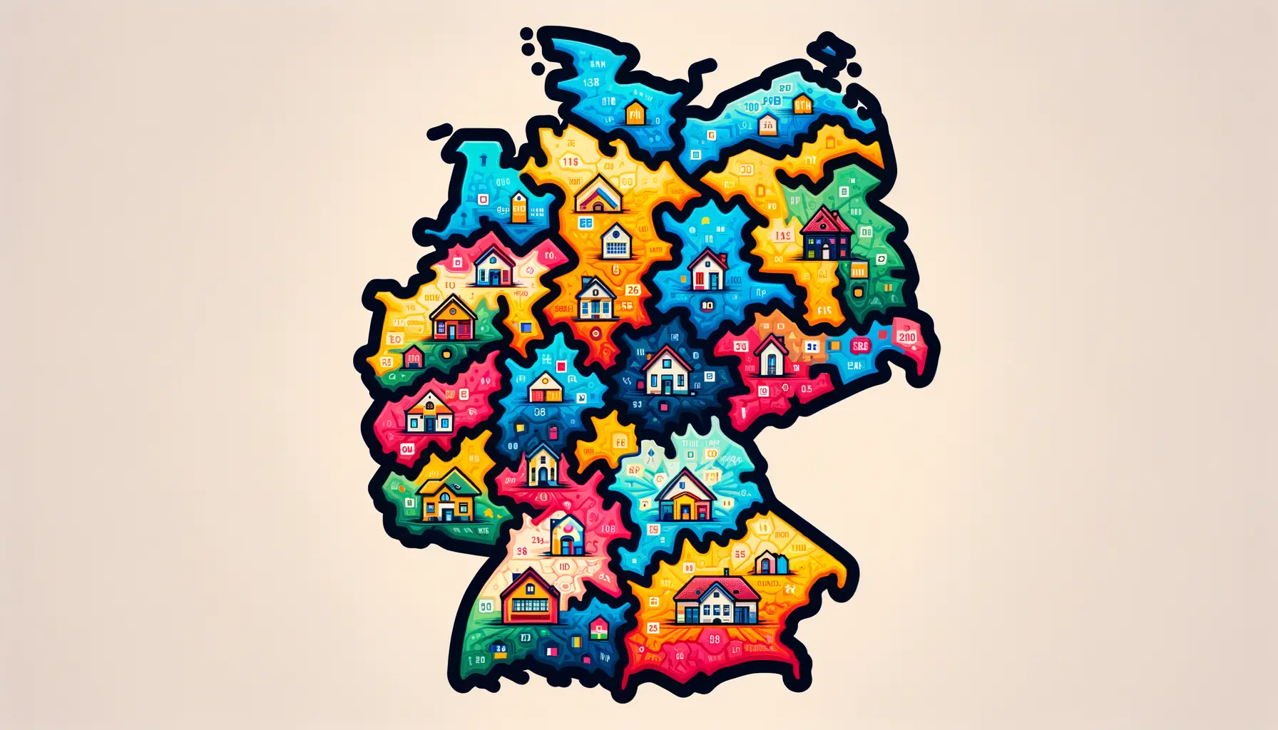 Regionale Hauskauf Zuschüsse Förderprogramme Deutschland Grafik