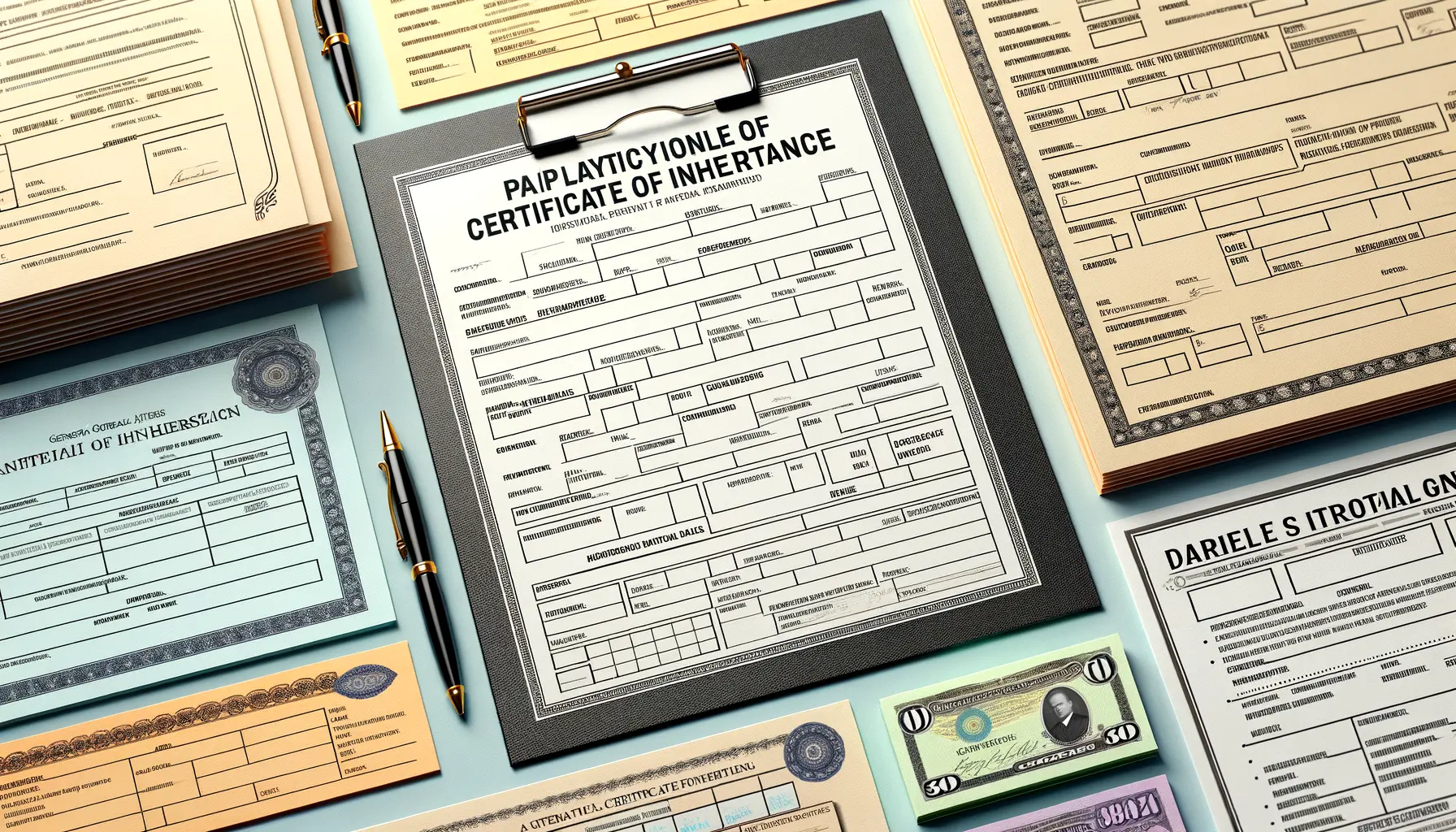 Formulare zum Teilerbschein beantragen 2025